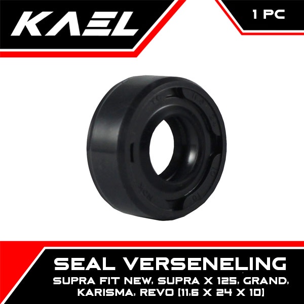 Seal Verseneling 11.6x24x10 Revo &amp; Win &amp; Supra Fit New &amp; C70 &amp; Grand &amp; Supra X 125 &amp; Supra X &amp; Karisma &amp; Astrea Sil Perseneling Verseneleng Perseneleng Operan Gigi