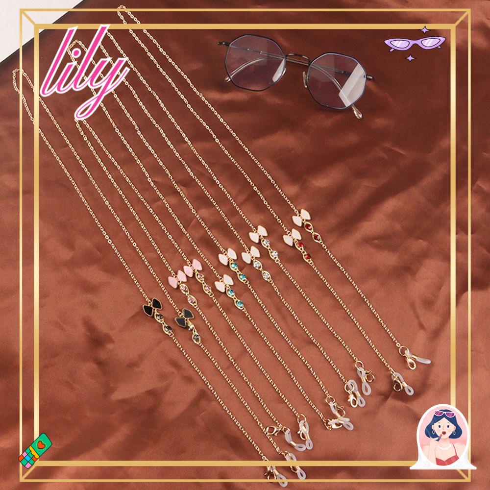 Lily Rantai Kacamata Pemegang Fashion Kalung Non-slip Sunglasses Lanyard