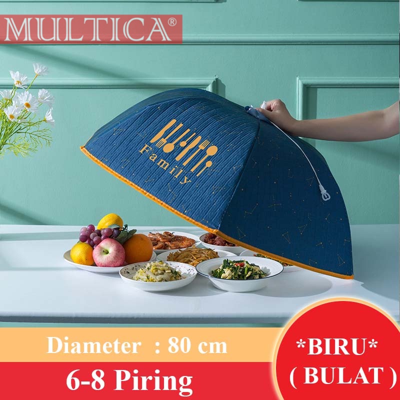MULTICA  Tudung Saji Meja Makan Tudung Saji Jaring Tudung saji Mewah Tudung Saji kotak 7 Piring