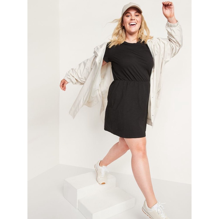 Oldnavy Waist Defined Slub Knit Dress