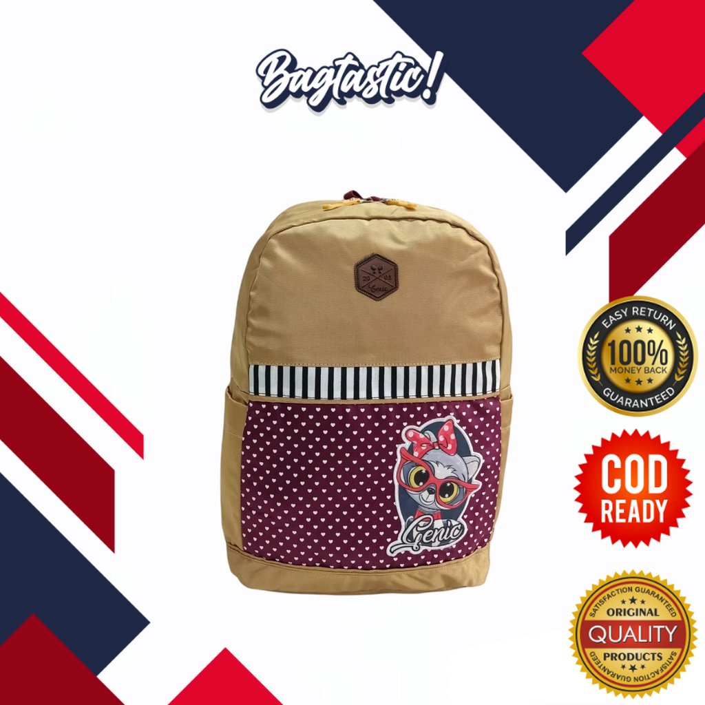 BAGTASTIC TAS RANSEL SEKOLAH GENIC LAPTOP BACKPACK - 29424