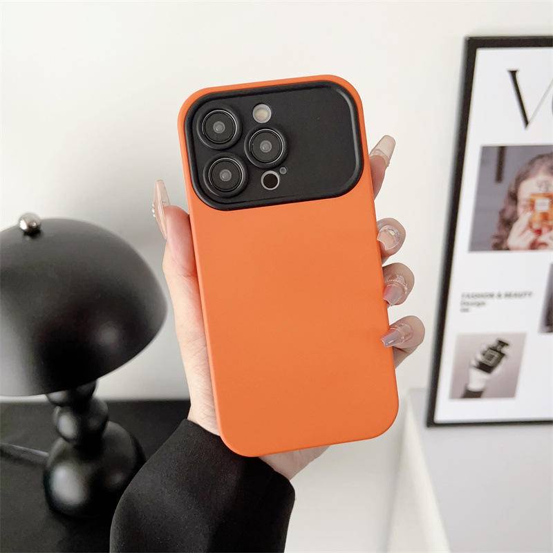 IPHONE Fashion Campuran Warna Kulit Perasaan Case Untuk iPhone12 11 Pro MAX XS MAX X XR Silikon Lembut Dengan Cover Pelindung Lensa Kamera Untuk iPhone12 iPhone11