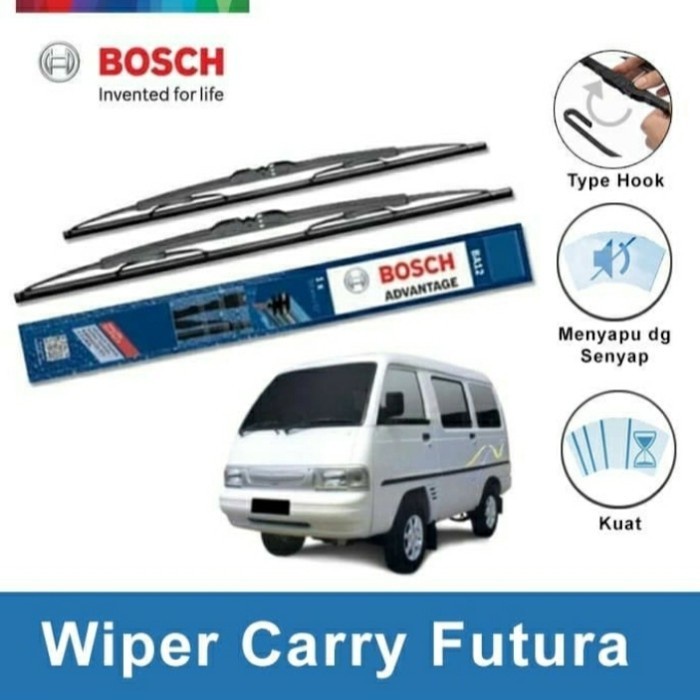 Wifer Bosch Carry Futura Pick Up Karet Wiper Pembersih Kaca Mobil