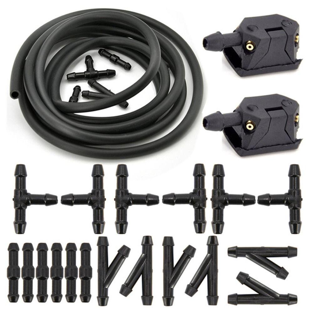 Populer Washer Nozzle Kit Universal ABS Plastik Wiper Mesin Cuci Untuk Renault Espace 3untuk Wiper Arm Nozzle Sprinkler 8mm 9mm