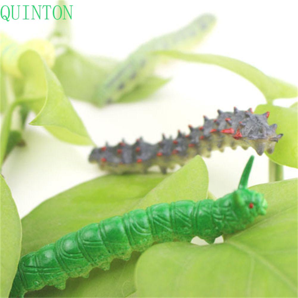 Quinton Twisty Worm Toy 12Pcs/Lot Mainan Anak Mop's Day Props Canda Gags Serangga Hewan Ulat Palsu