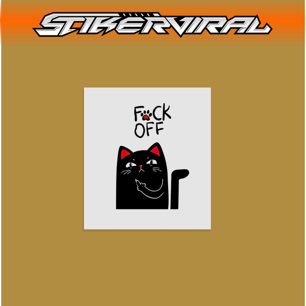 

STIKER GRAFTAC - Series Fck off - STIKER AESTHETIC LAPTOP, AKSESORIS HP, ANTI AIR, MOTIF,HELM