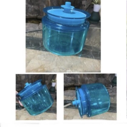 Promo Tupperware Counterpart Toples Kue Kering, Kacang, etc. - Biru-1.2L-1 pc