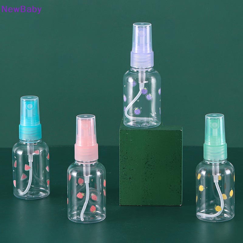 Newbaby Botol Kosong Isi Ulang Plastik Transparan Travel 25ml ID