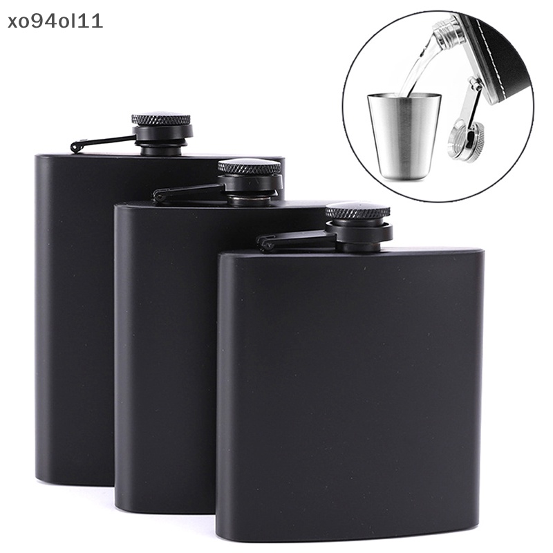 Xo Hip Flask Stainless Steel Portable Travel Flagon Wine Whisky Pot Botol Minuman Keras OL