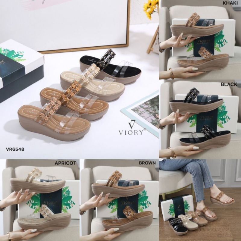 VIORY Wedges Sandal Shoes #VR6548