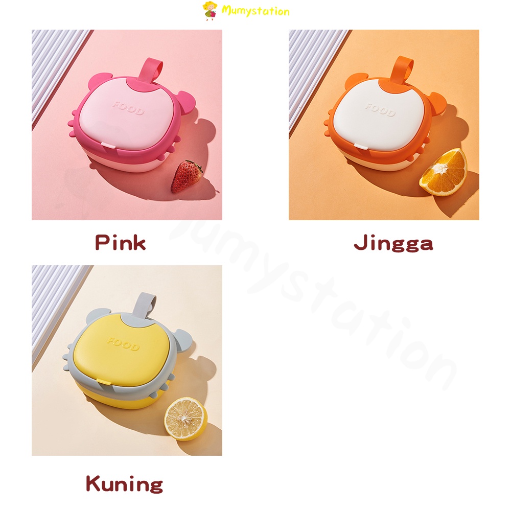 Mumystation Lunch Box /Kotak Bekal Makan Siang/Kotak Makan Tempat /Makan Anak Bayi