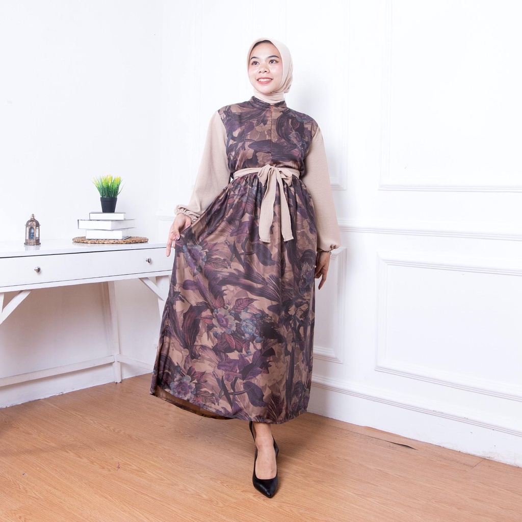 BEFAST - ZNF DRESS MAXY MESYA / GAMIS ARMANY / Fashion Wanita Muslimah / Dress Lengan Panjang Keluaran Terbaru / Outfit Wanita Hijab Style / Gamis Kondangan Wanita Formal / Terlaris