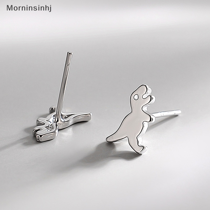 Mornin Anting Pejantan Dinosaurus Kecil Fashion Sederhana Anting Mini Dinosaurus Perempuan id