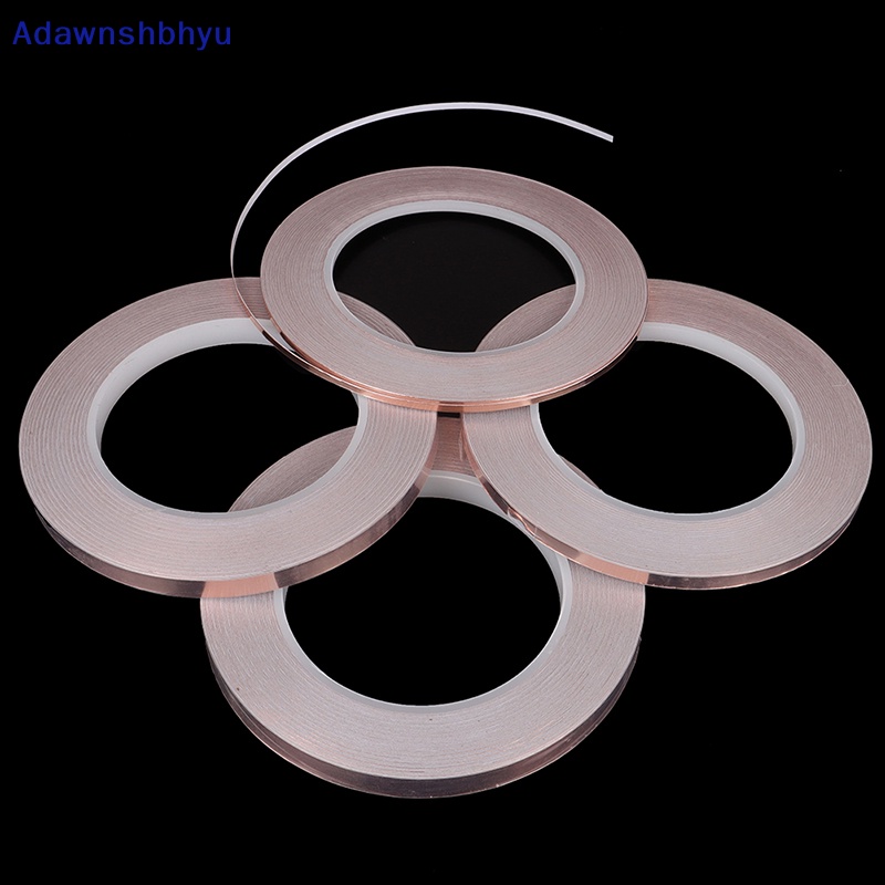 Adhyu 30M Single Side Conductive Copper Foil Tape Strip Perekat EMI Shielding Tape ID
