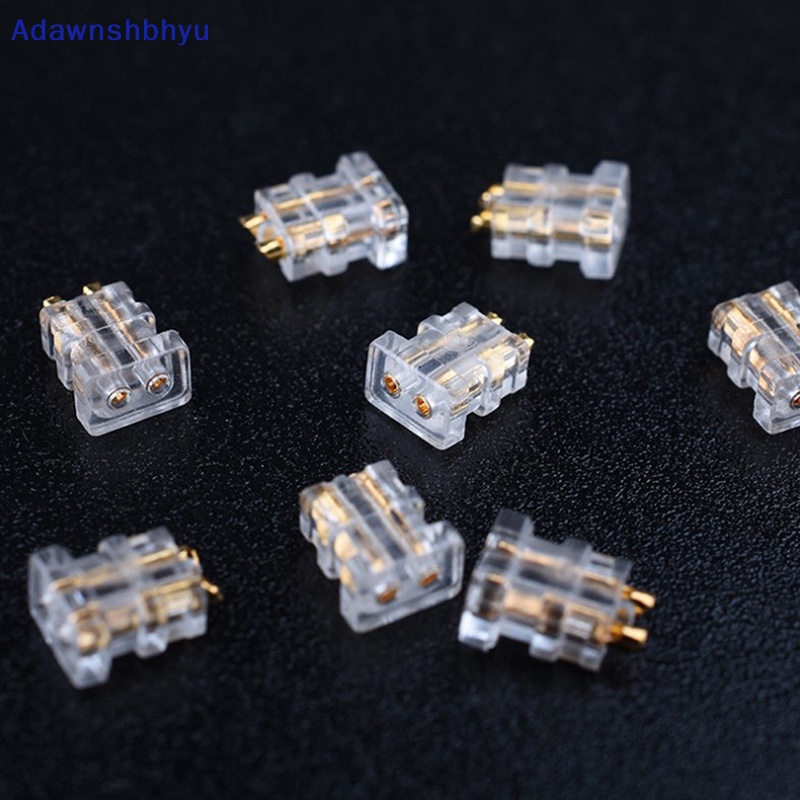 Adhyu 2pcs 0.78 pin Ganda1964Socket female diy custom high-end headphone Kabel Aksesoris pin plug ID