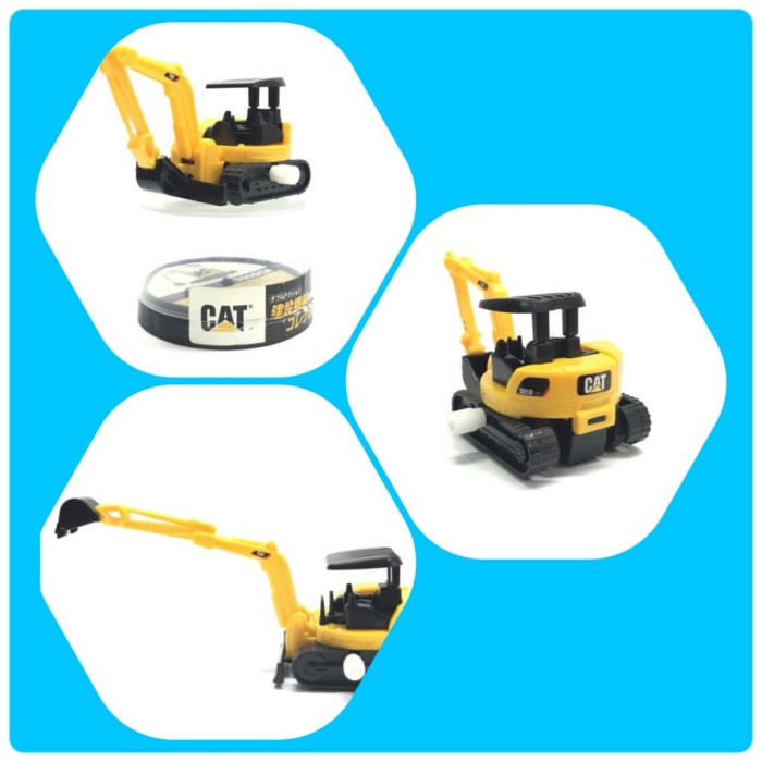 Wonda Choro-Q Alat Berat CAT Excavator
