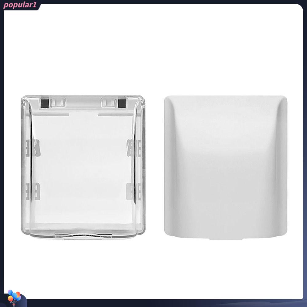 Populer 1Pcs Saklar Penutup Pelindung Perlengkapan Stop Kontak Kamar Mandi Kotak Anti Cipratan Stop Kontak Perlindungan Yang Dipasang Di Dinding