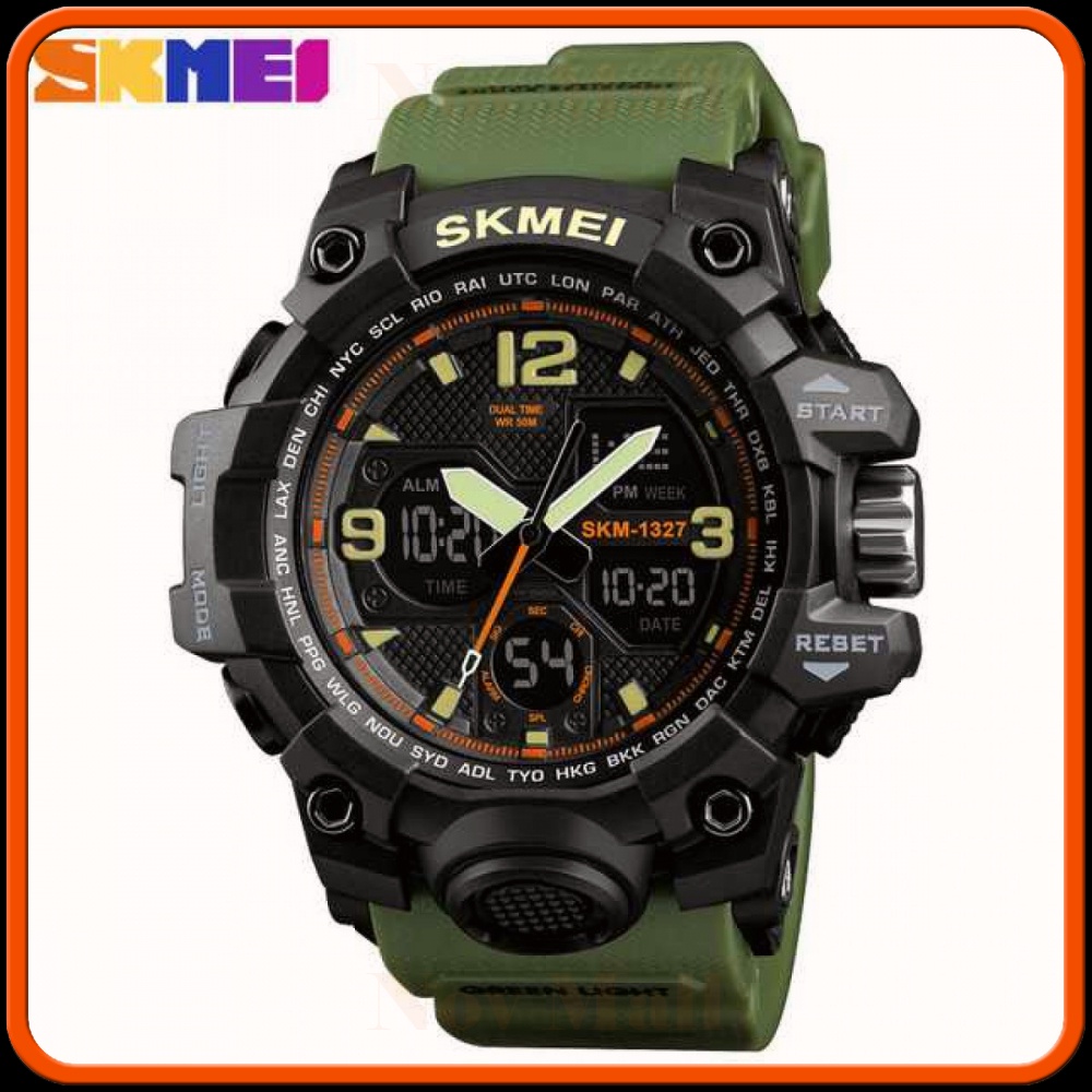 SKMEI Jam Tangan Digital Analog Pria - 1327