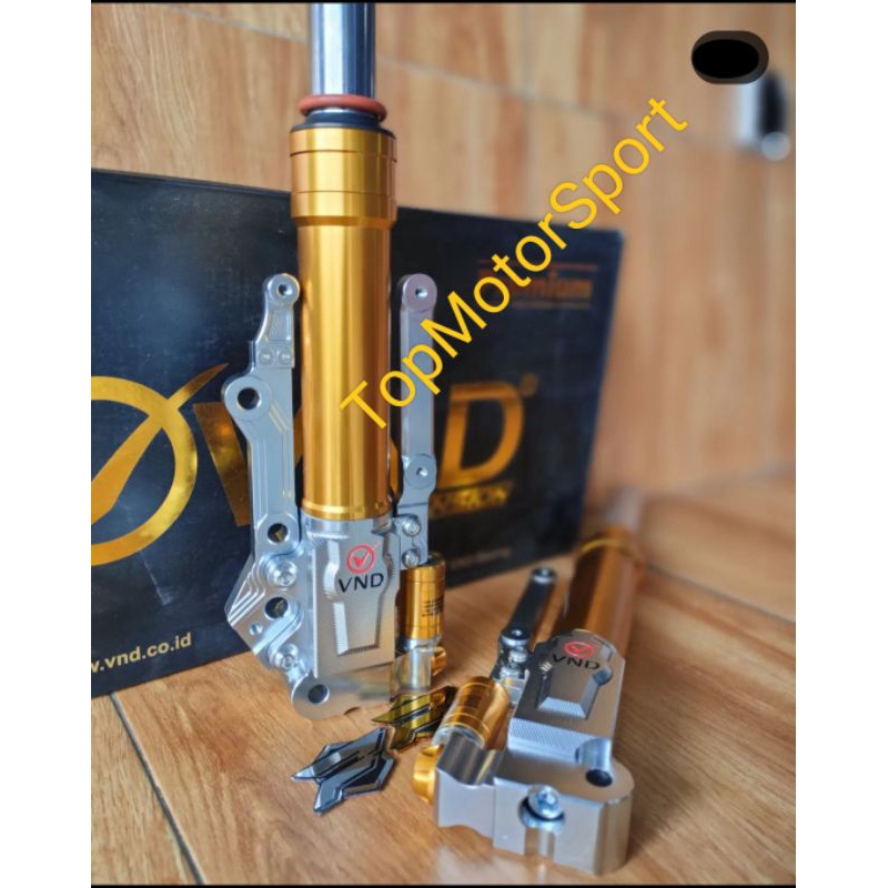 VND SHOCK TABUNG DEPAN USD UPSIDEDOWN AEROX / NMAX FULL CNC ORIGINAL VND BEST QUALITY - Dunia Variasi