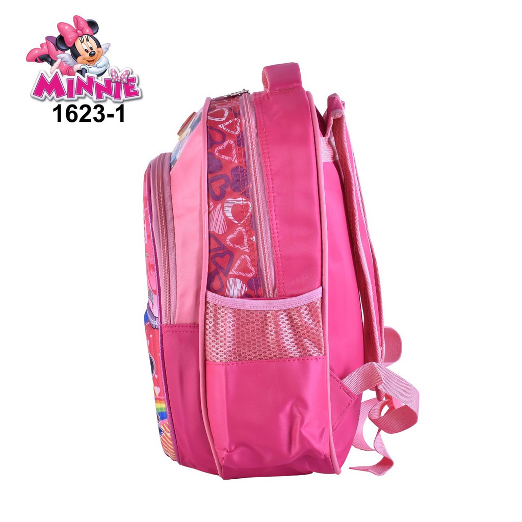 (Toko OB) Tas Ransel Anak Perempuan 9D Lampu 1623-1 16 Inch (Girls) Motif Frozen,LOL,Princesses,Minnie,DLL