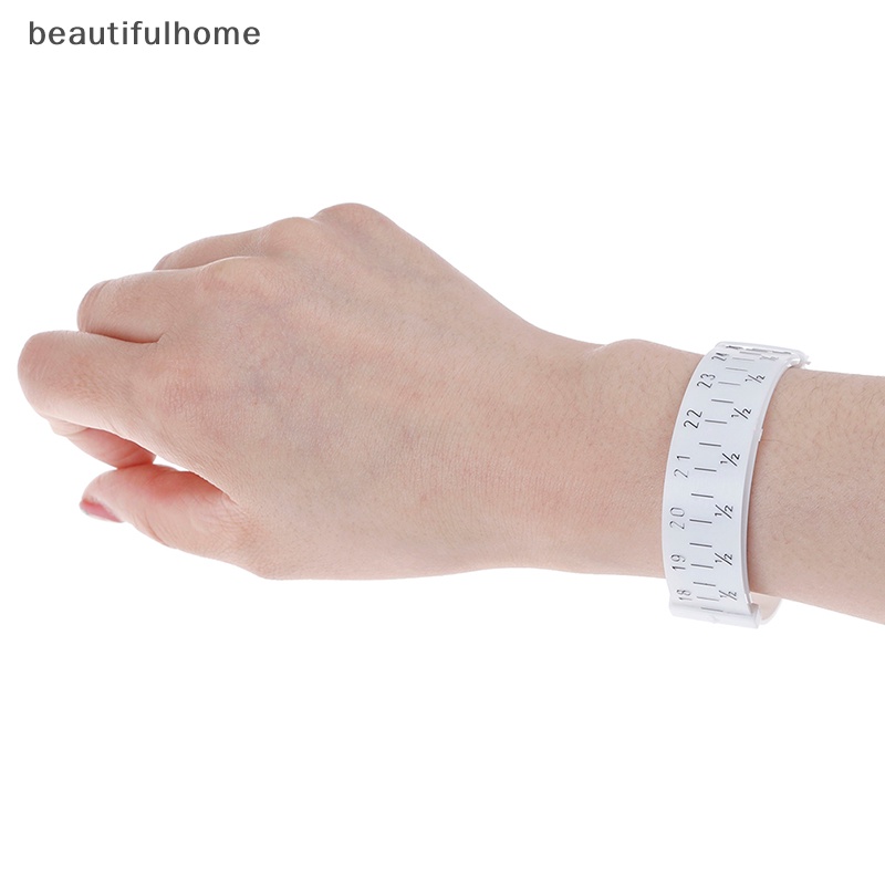 {beautifulhome} Bracelet sizer Gelang Tangan Plastik Alat Ukur bangle jewelry making gauge hand.