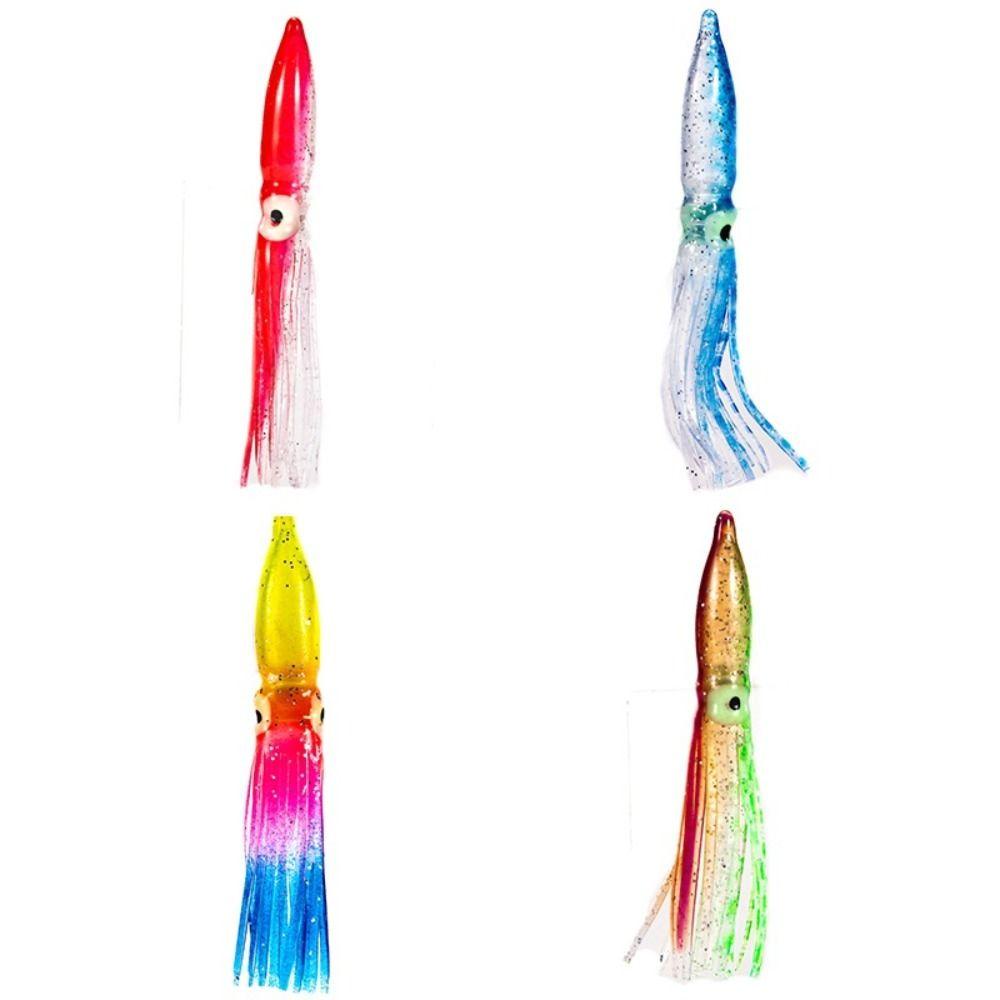 Lanfy Soft Fishing Lure Gurita Modeling Karet Buatan Umpan Buatan Mini Bionic Lure Bait PVC Memancing Cumi Umpan Untuk Tuna