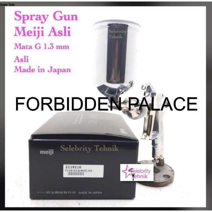 Dijual Spray Gun Meiji Asli Mata G 1.3mm Made in Japan / penyemprot cat GBM489