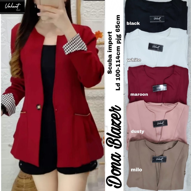 DONA • NARA • MIDIE • DESTY BLAZER ORI VALENT | Scuba Import