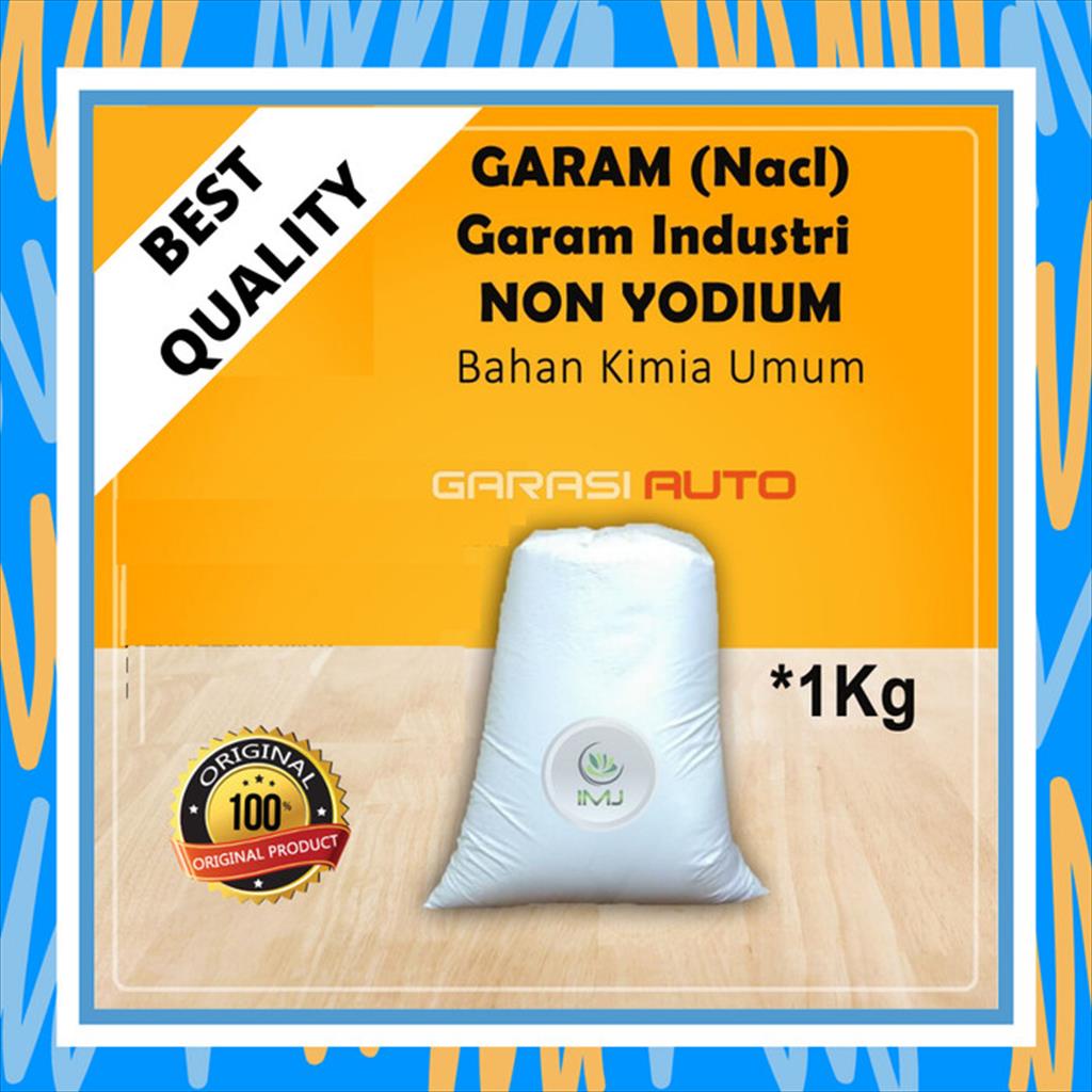 

Garam Industri NACL Halus Natrium Klorida Chlorida 1 KG 1kg garem 1kg