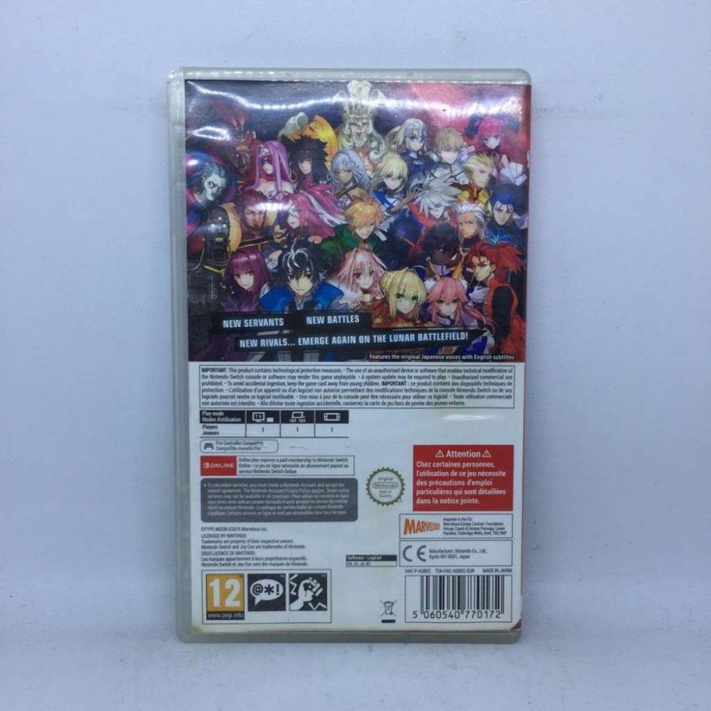 Nintendo Switch Fate Extella Link