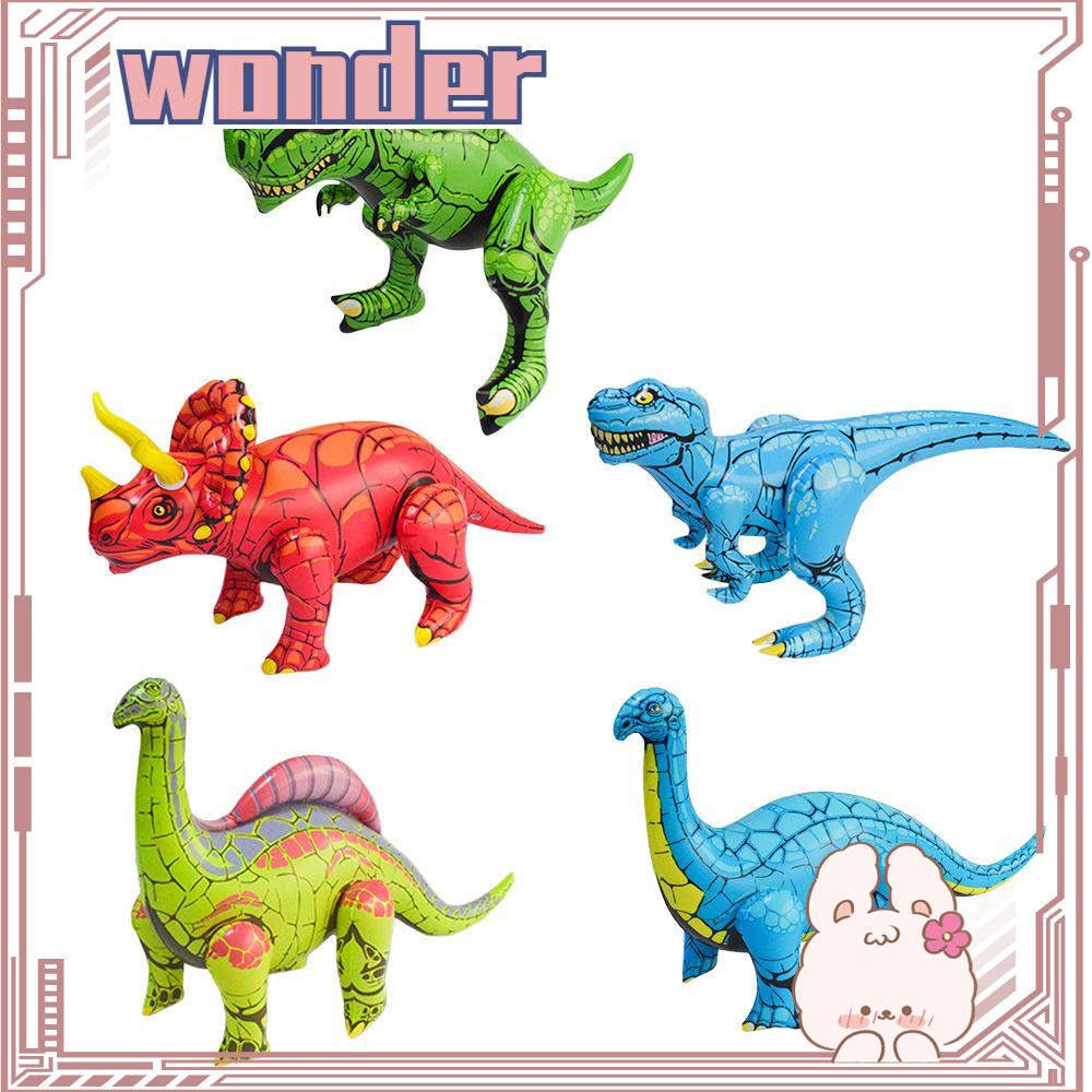 Wonder Inflatable Dinosaurus Realistis Hadiah Anak-Anak Mainan Tiup PVC