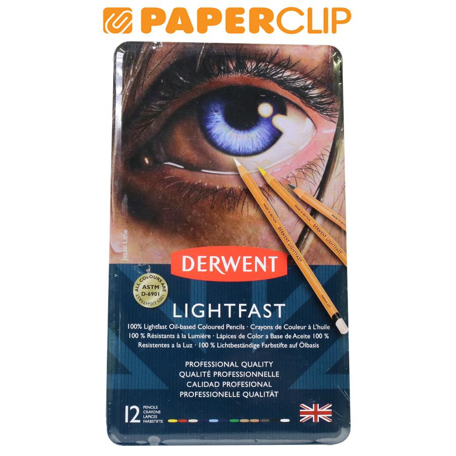 

PENSIL WARNA DERWENT LIGHTFAST 12C TIN CASE 2302719DW
