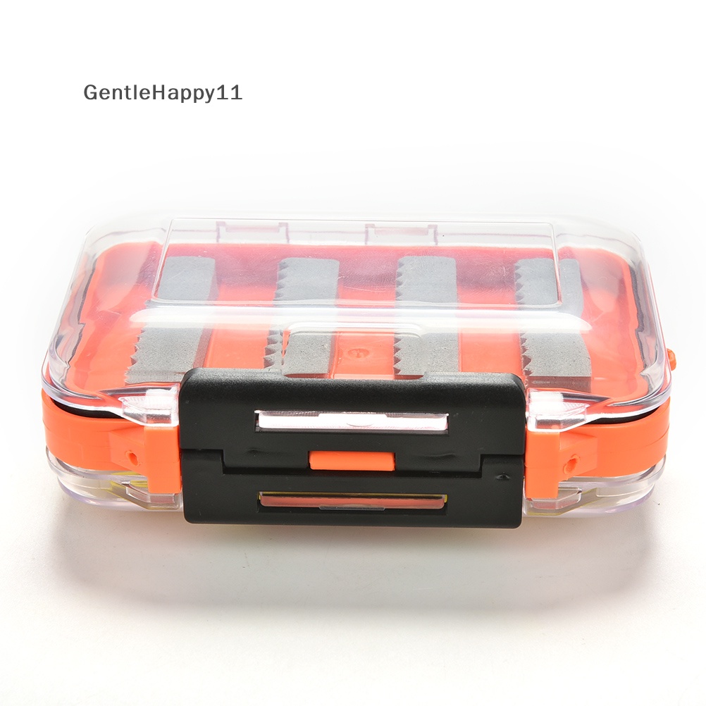 Gentlehappy Double Side Waterproof Pocket Fly Fishing Box Slid Foam Insert Tahan 170fly id