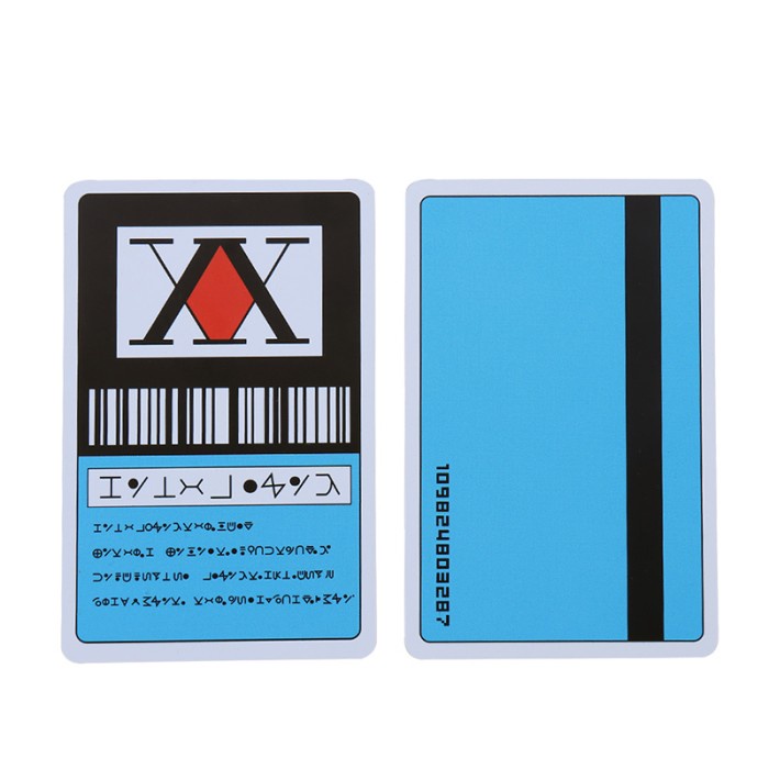 Kartu Hunter x Hunter License Card Kurapika Kilua Gon Anime Cosplay