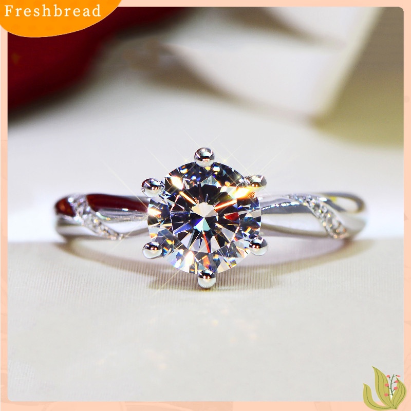 [FRA] Pt950 platinum Disepuh Imitasi grade D Karbon Tinggi moissanite Cincin Berlian Klasik Mikro Bertatahkan Delapan Hati Delapan Panah Enam Cakar Cincin Wanita