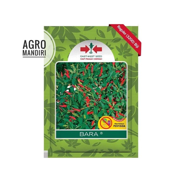 Bibit Cabai Rawit Bara isi 10 gram 3200 Benih Kemasan Original Pabrik Cap Panah Merah