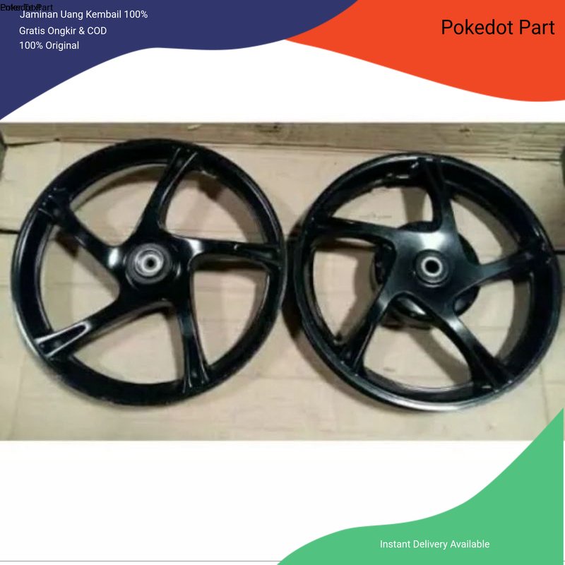 Velg/Pelk Standar Depan Belakang MioSporty Mio smile Soul Old Fino Karbu Original Ori Copotan Motor