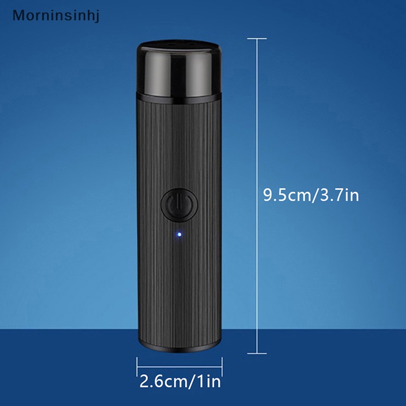 Mornin Alat Cukur Elektrik Mini-Shave Portable Untuk Pria USB Rechargeable Shaver Home Travel id