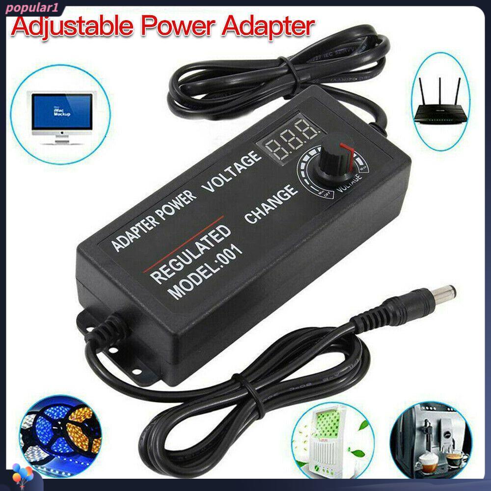 POPULAR Populer Adaptor Power Supply Universal Variable Volt Listrik Adjustable Voltage