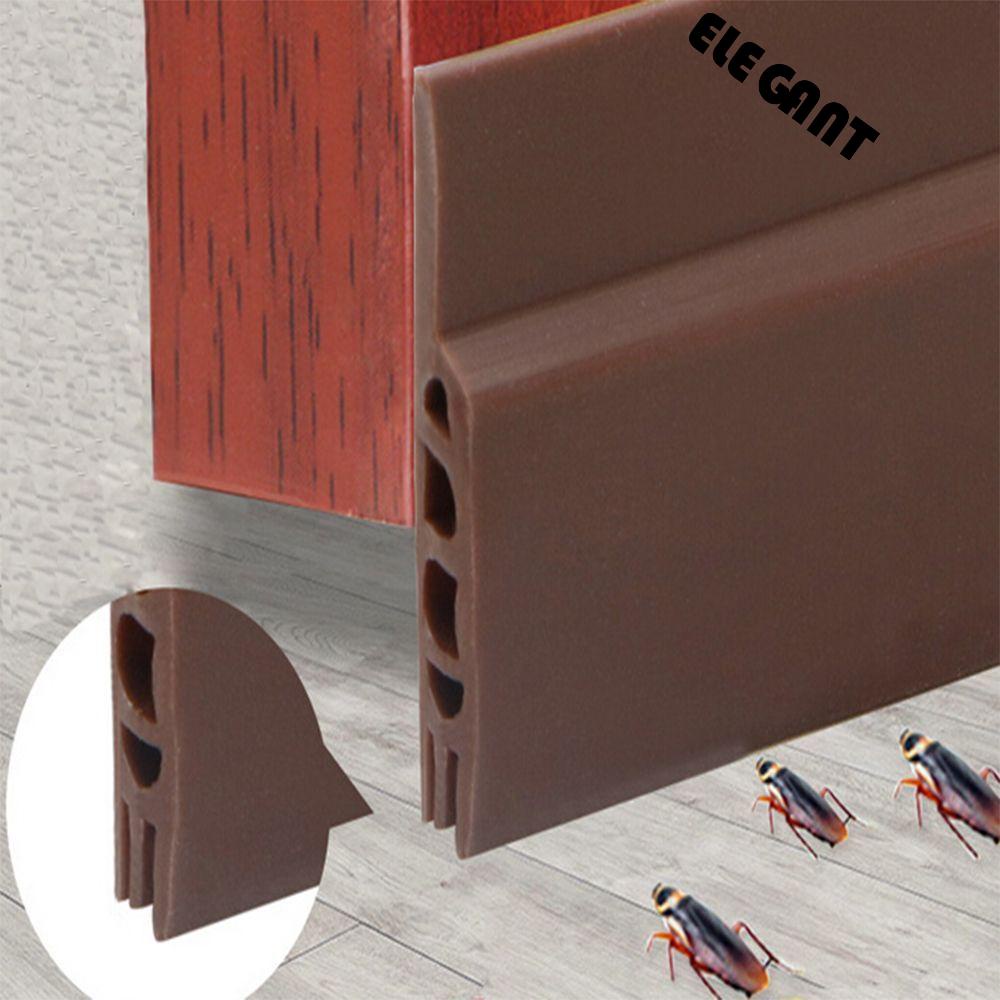 【 ELEGANT 】 Seal Strip Self-adhesive Acoustic Washroom Doors Bottom Untuk Seal Ambang Karet Kamar Mandi