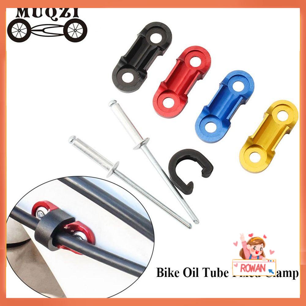 R-FLOWER 1set Penjepit Tetap Kabel Rem Aluminium Set Aksesoris Frame Gesper