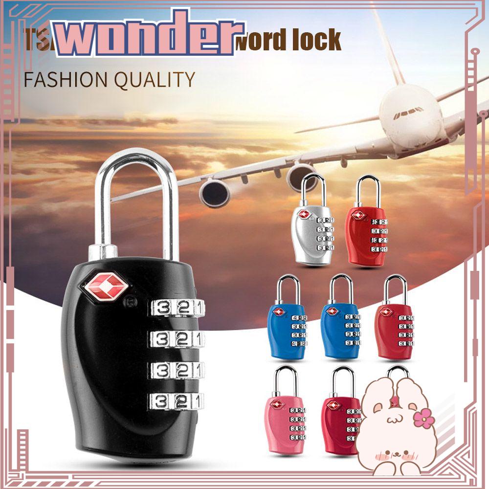 WONDER Tsa Customs Code Lock TSA330 Koper Bagasi Smart Combination Lock