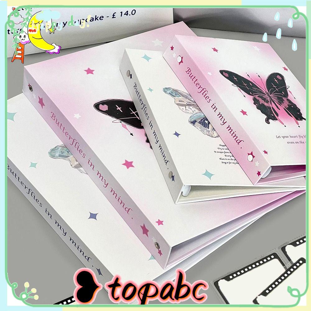 TOP Butterfly A4 /A5 Binder Collect Book Korea Kpop Idol Star Album Penyimpanan Foto Photo Album