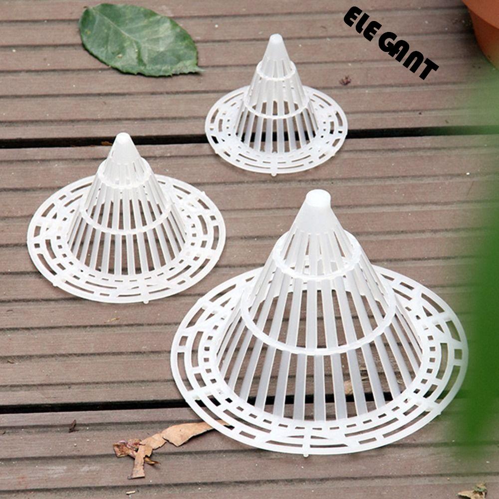 【 ELEGANT 】 Gasket Pot Bunga Anti Bocor Tanah Serbaguna Insect Proof Perlengkapan Taman Kerucut Breathable Mesh Gasket