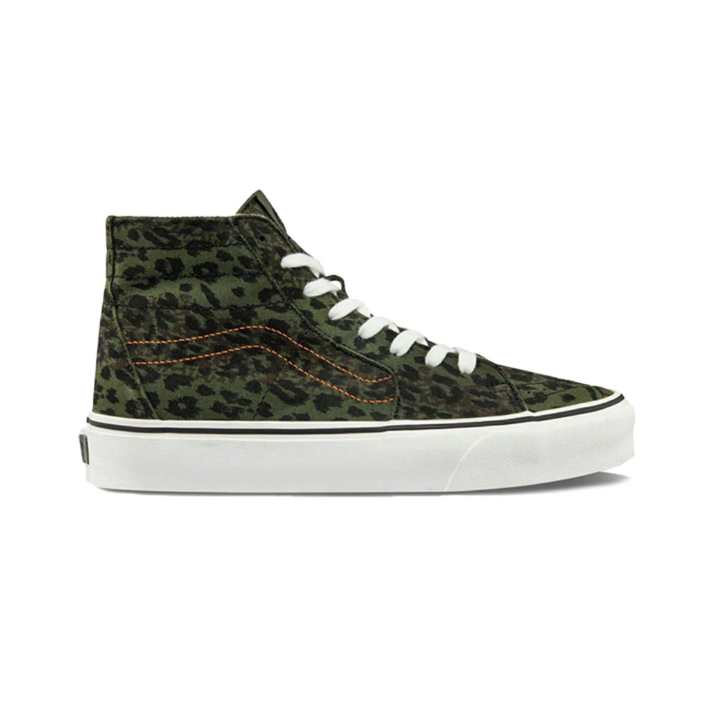 SEPATU VANS OFF THE WALL | SK8 HI TAPPERED LEOPARD CAMO GRAPE LEAF BLACK