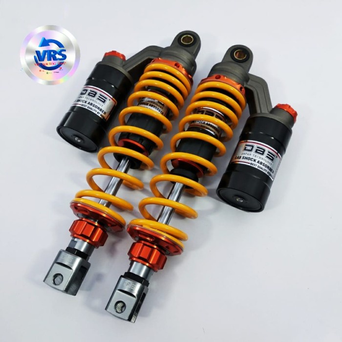 shock belakang nmax new Aerox nmax old PCX 150-160 DBS 8894 GP SERIES  - black/yellow, ukuran-310mm