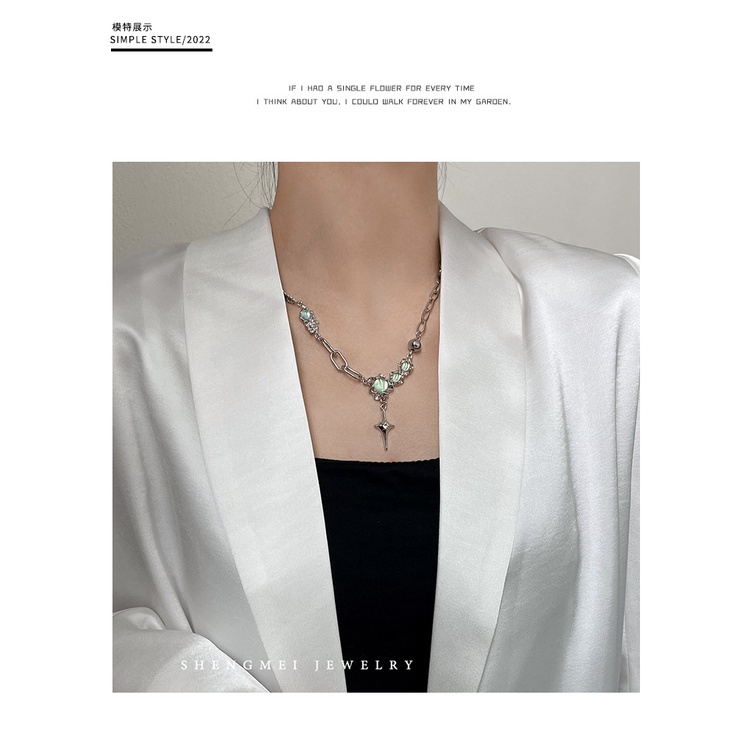 Niche Desain Starlight Perempuan Musim Panas High-End Klavikula Rantai Influencer All-Match Kalung2023 Gaya Baru