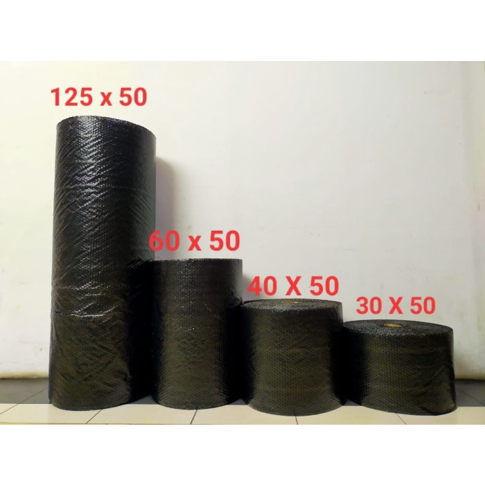 

Plastik Bubble Wrap 50m x 125 cm sgt Tebal Mulia Pack Biru Tomang JakB - Hitam