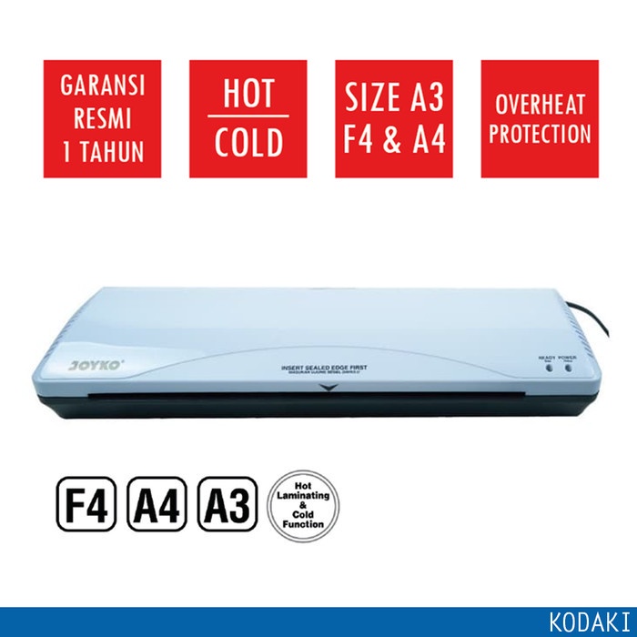 

Mesin Laminating Laminasi Laminator A3 F4 A4 Joyko LM-03