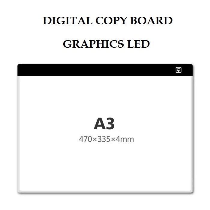 AKN88 - Graphics LED Drawing Board A3 Size with Three-Level Dimming Backlight